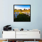 Kentucky Horse Farm at Golden Hour Wall Art