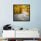 Winding Autumn Road Wall Art