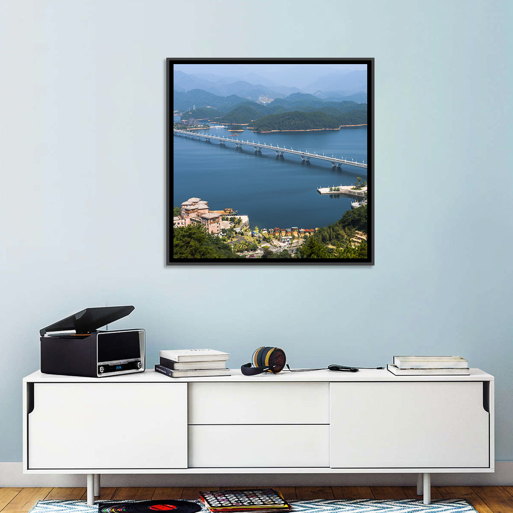 Qiandao Lake Bridge View Wall Art