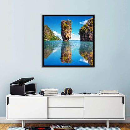 Ko Tapu Limestone Stack, Phang Nga Wall Art