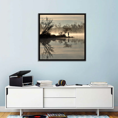 Centennial Lake Mist Wall Art