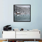 Lake Louise Winter Reflection Wall Art