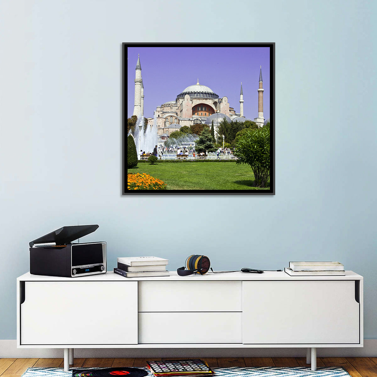 Hagia Sophia Fountain Gardens Istanbul Wall Art