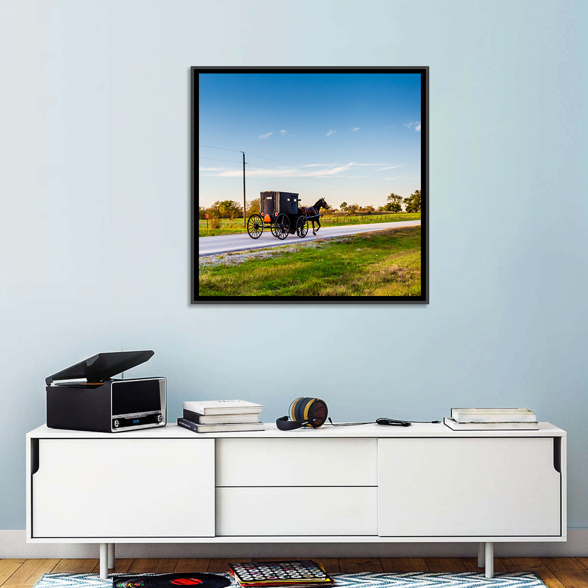 Amish Horse and Buggy, Oklahoma Wall Art
