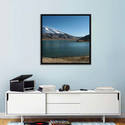 Muztahgata And Kara Kul Lake Wall Art
