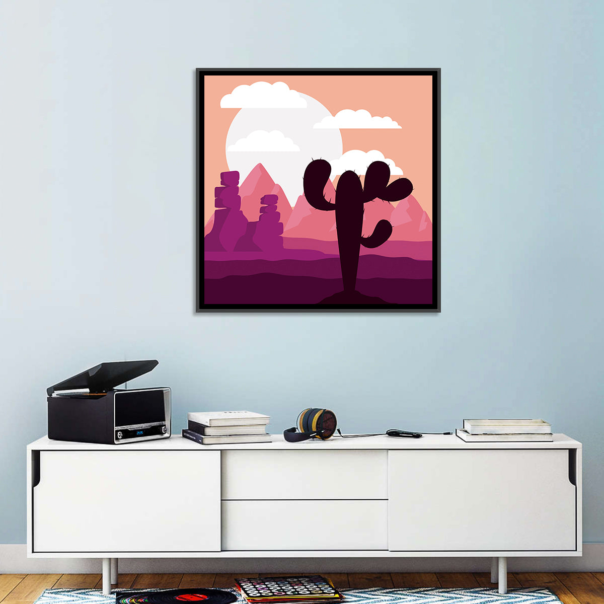 Saguaro Sunset Wall Art