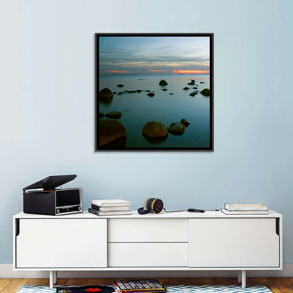 Baltic Sea at Twilight Wall Art