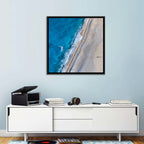 Myrtos Beach Aerial View Wall Art