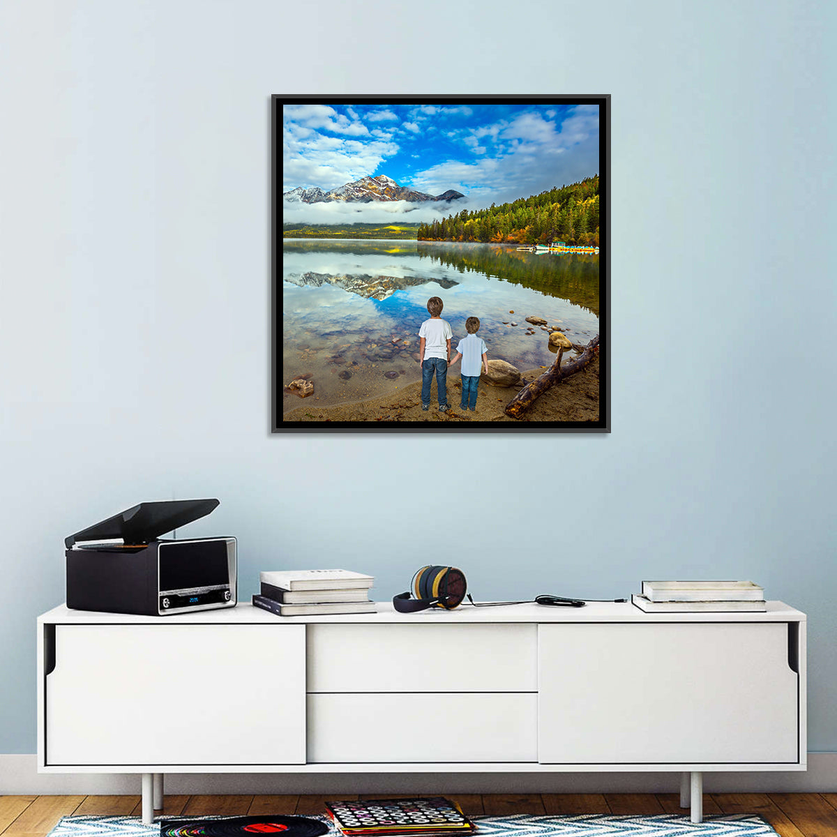 Pyramid Lake Reflection Wall Art