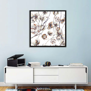 Cotton Flowers Wall Art