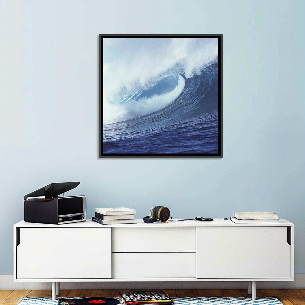 Powerful Breaking Wave Wall Art