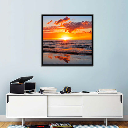 Sunset Over the Baltic Wall Art