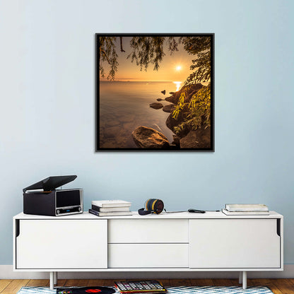 Simcoe Lake Golden Hour Wall Art