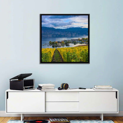 Okanagan Lake Vineyard, Kelowna Wall Art