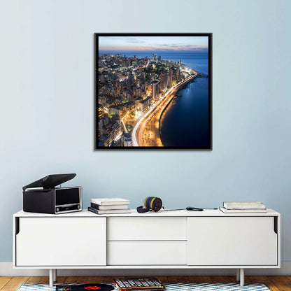 Beirut Corniche at Dusk Wall Art