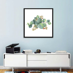 Green Eucalyptus Leaves Wall Art