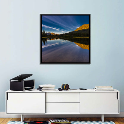Rainbow Lake at Golden Hour Wall Art