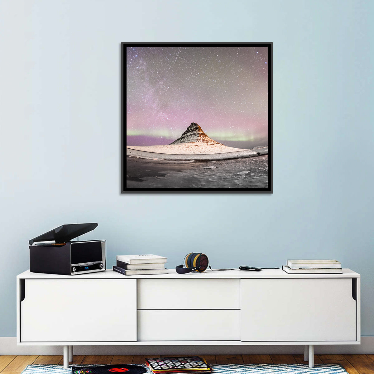 Aurora Over Kirkjufell Wall Art