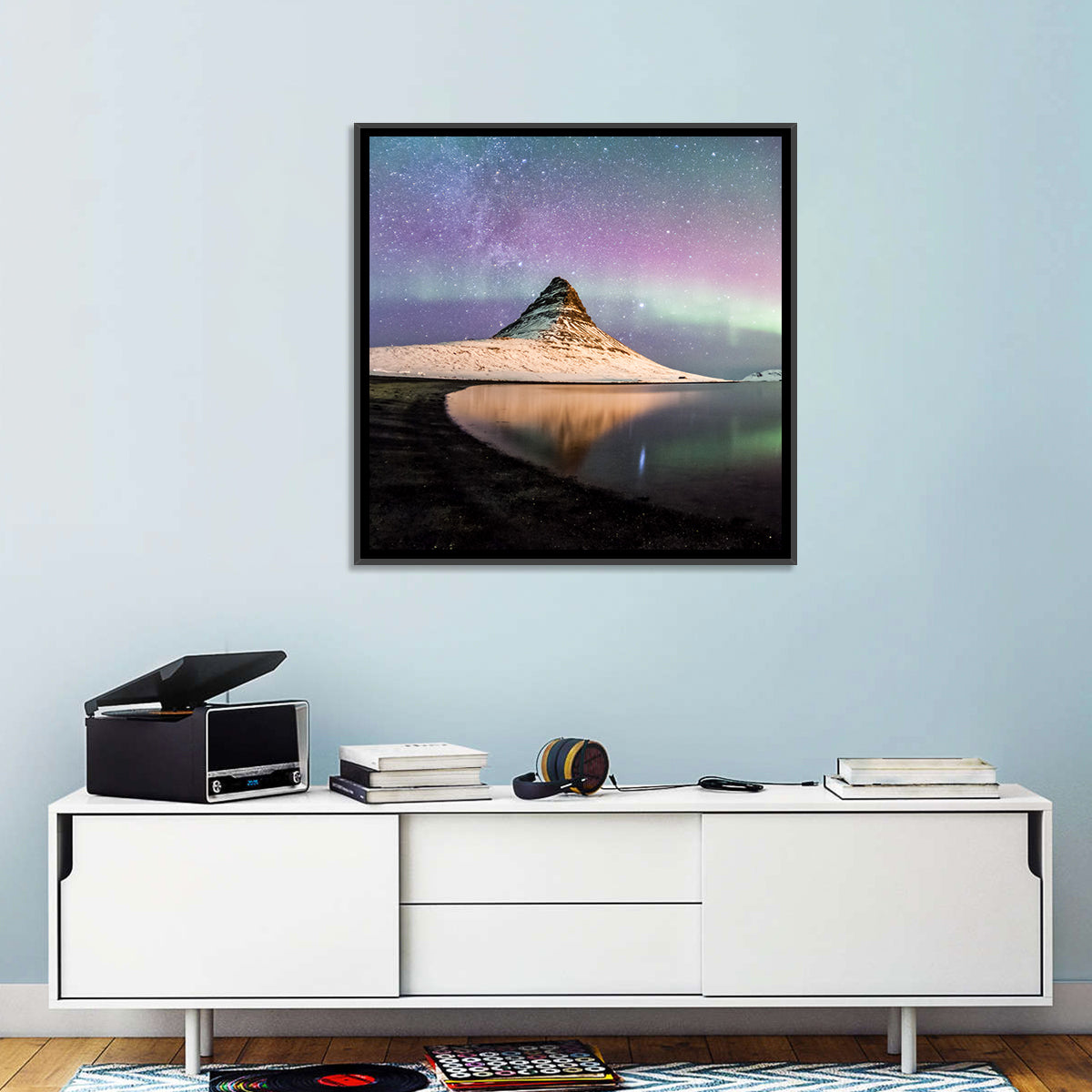 Kirkjufell Under the Milky Way Wall Art