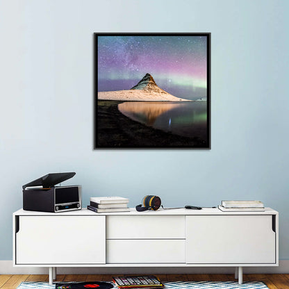 Kirkjufell Under the Milky Way Wall Art