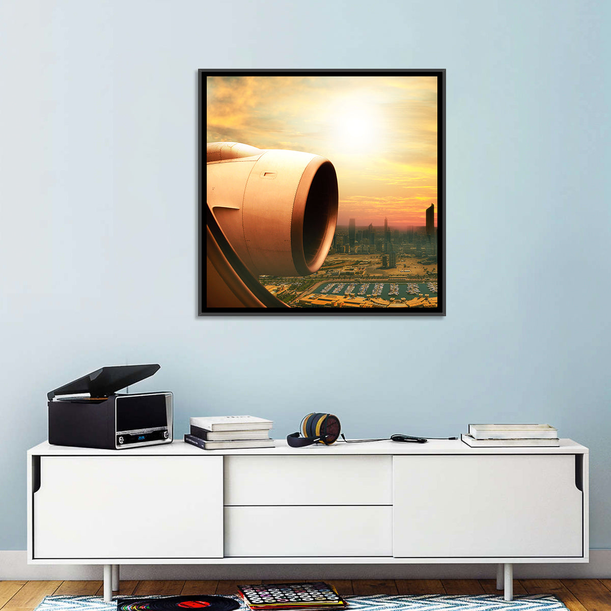 Kuwait City at Golden Hour Wall Art