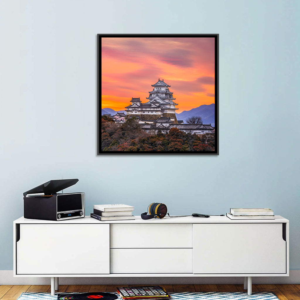 Himeji Castle at Sunrise Wall Art