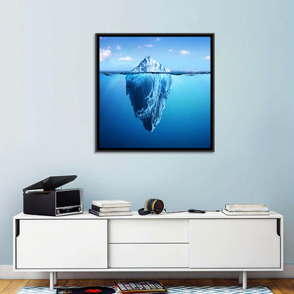 Split-level Iceberg Wall Art