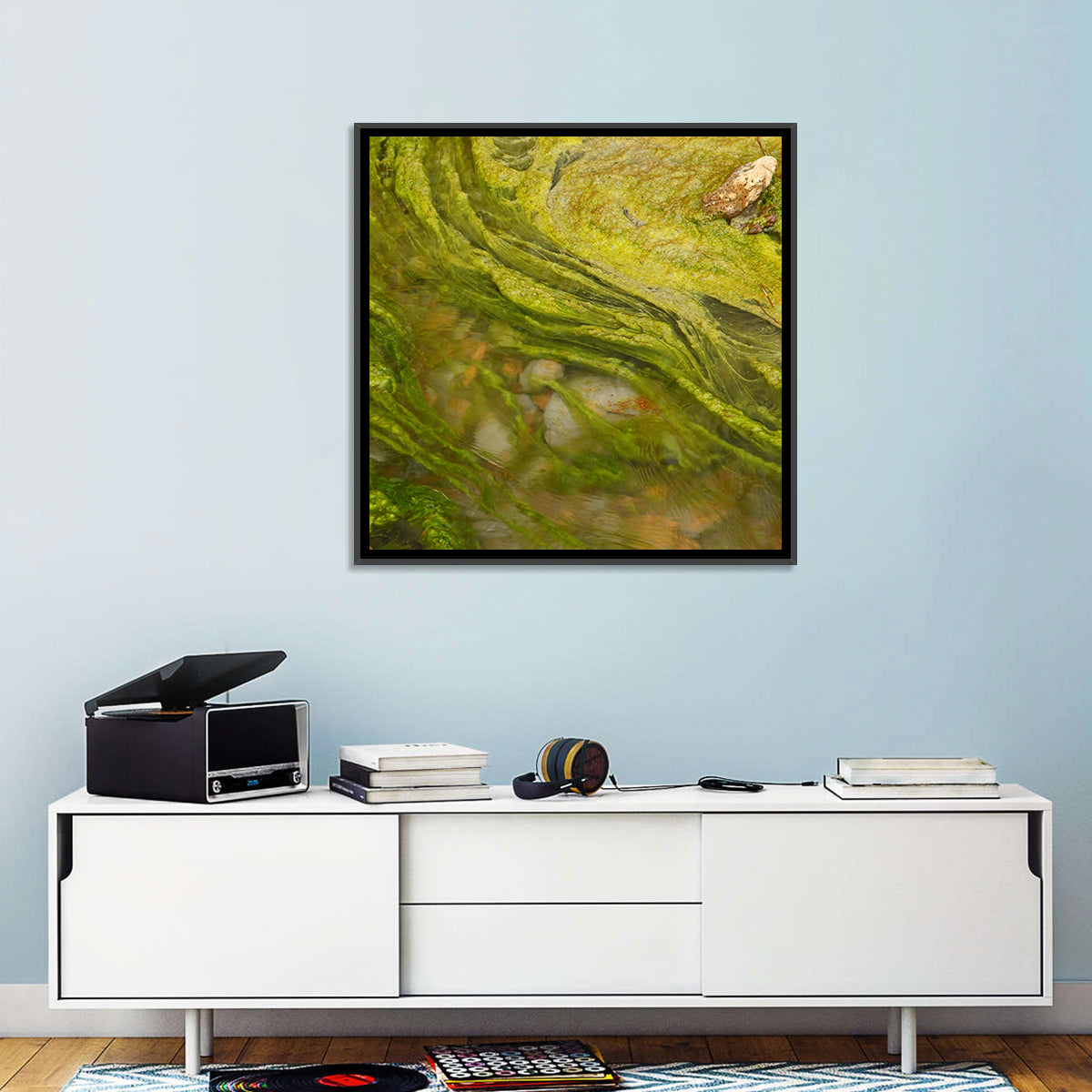 Macro Algae Stream Wall Art