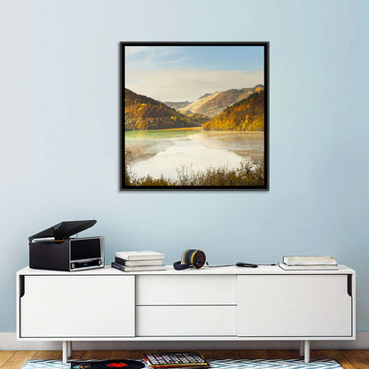 Bright Green Tailings Lake Wall Art