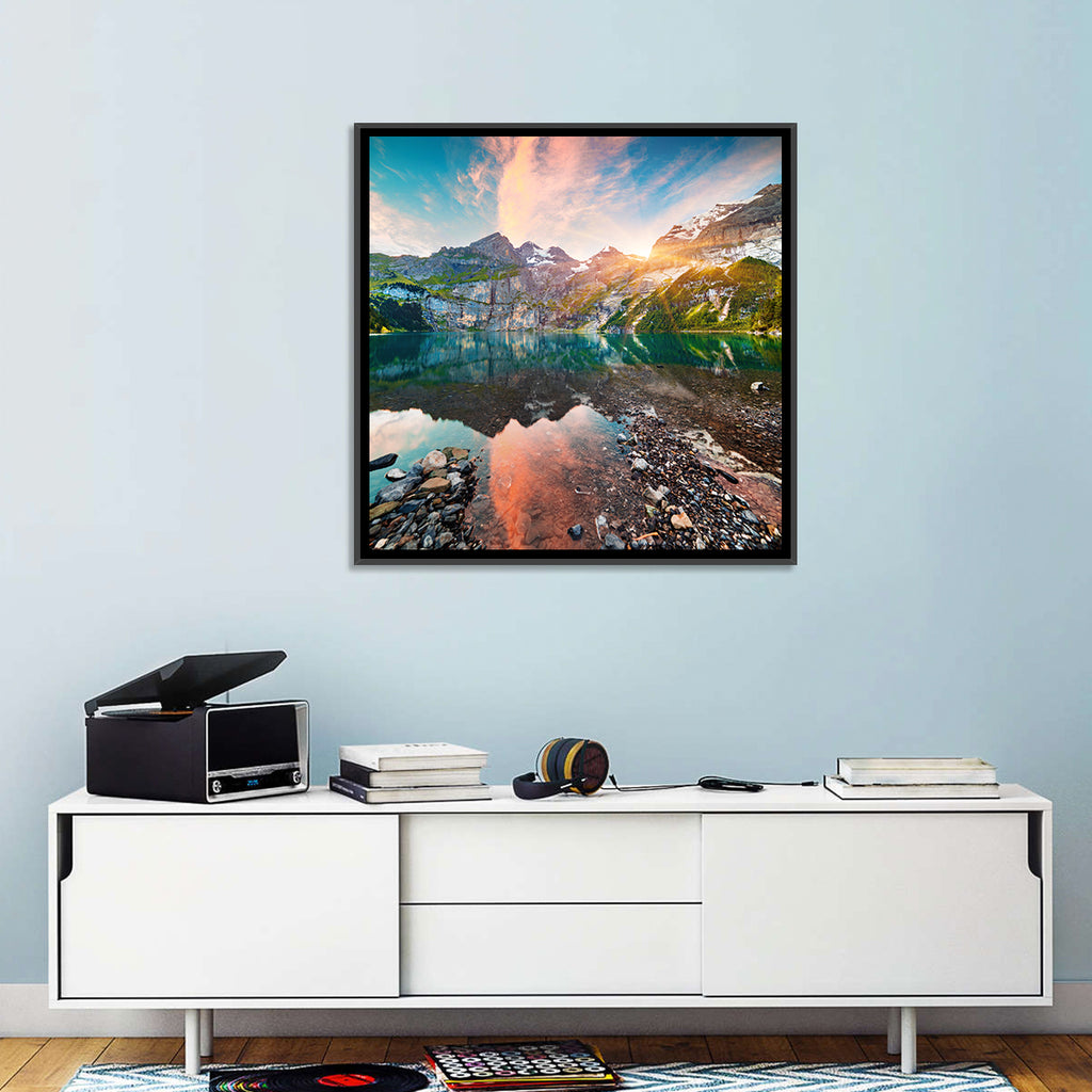 Oeschinensee Reflection Wall Art