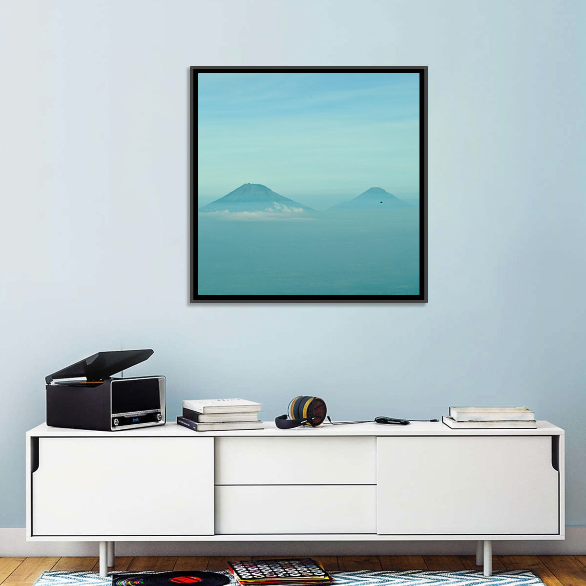 Sumbing and Sindoro Volcanoes Wall Art