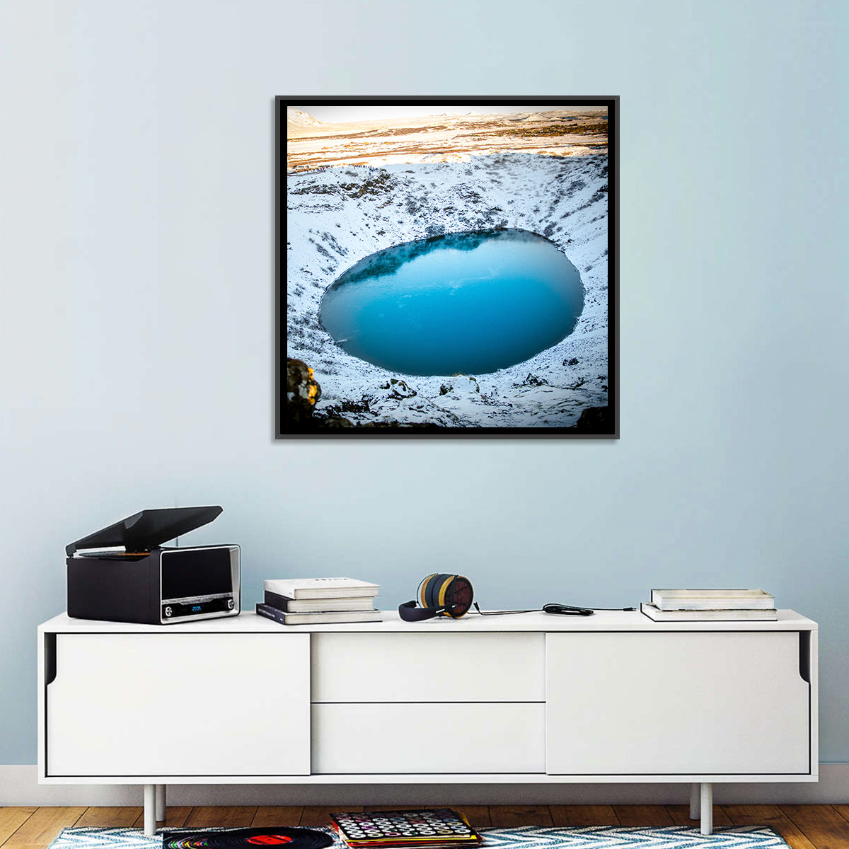 Kerid Crater Lake Wall Art