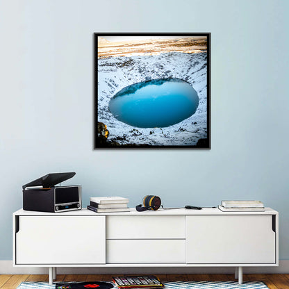 Kerid Crater Lake Wall Art