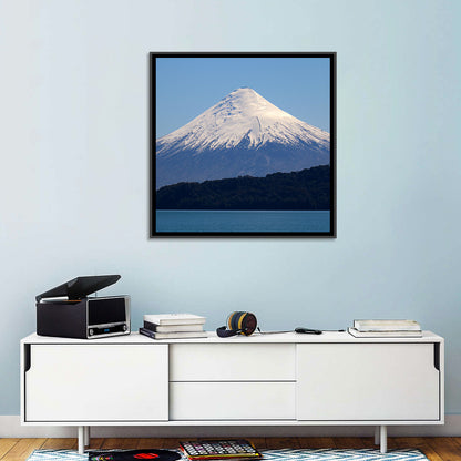 Snow-capped Osorno Volcano Over Lake Wall Art