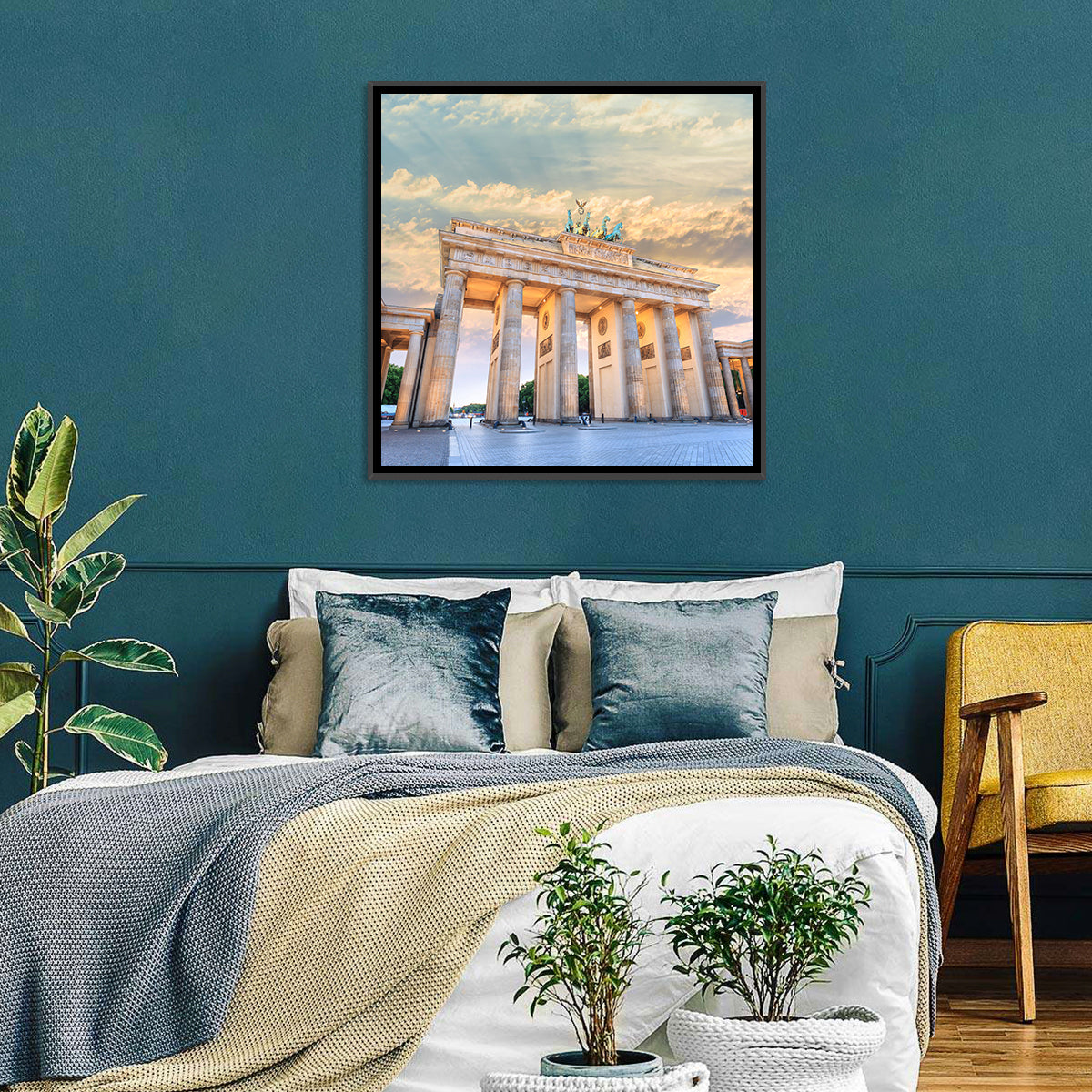 Brandenburg Gate at Sunset Wall Art