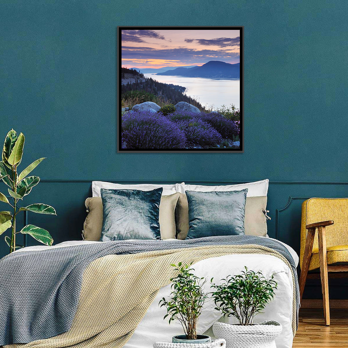 Okanagan Lavender Lake Wall Art