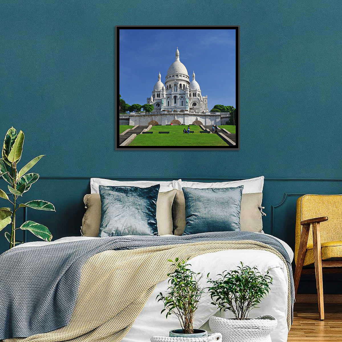 Sacre Coeur Basilica Steps, Paris Wall Art