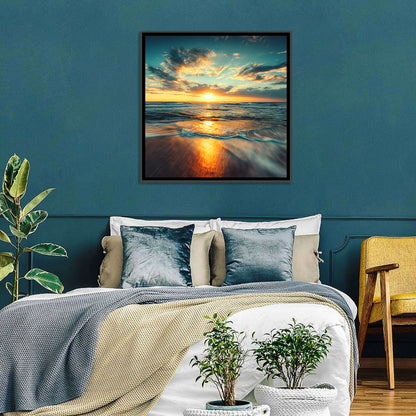 Cloudscape Over Beach Wall Art