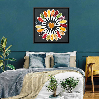 Heart-shaped Superfood Arrangement Wall Art