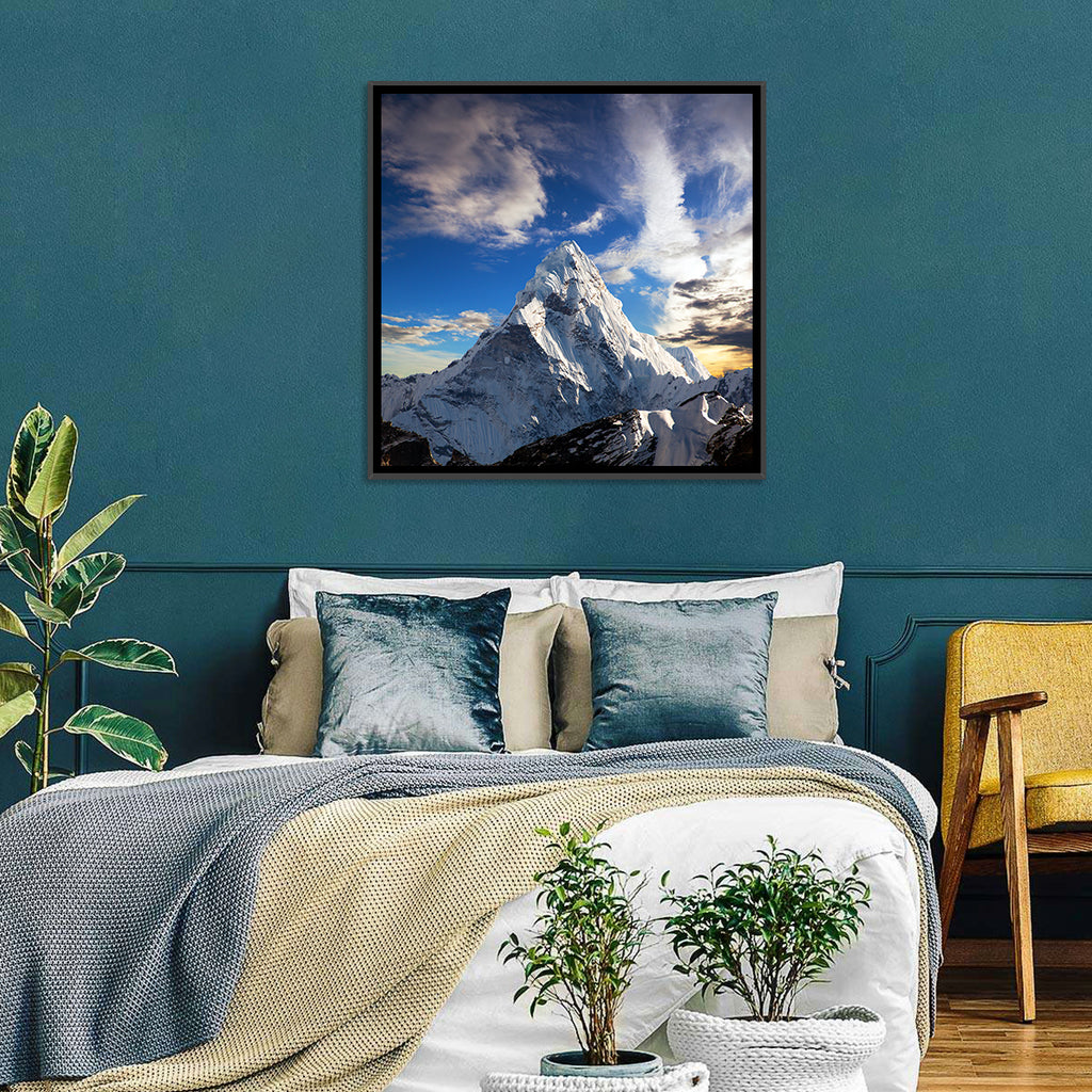 Ama Dablam at Golden Dusk Wall Art
