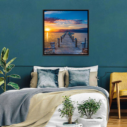 Islamorada Pier at Golden Hour Wall Art