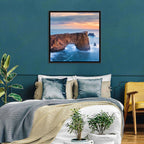 Dyrhólaey Sea Arch at Sunset Wall Art