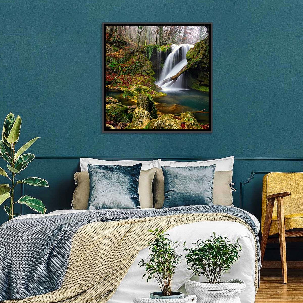 Cheile Nerei Park Waterfall Wall Art