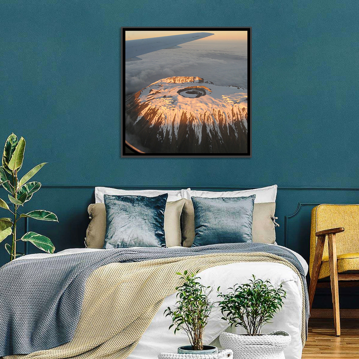 Mount Kilimanjaro Sunset Wall Art