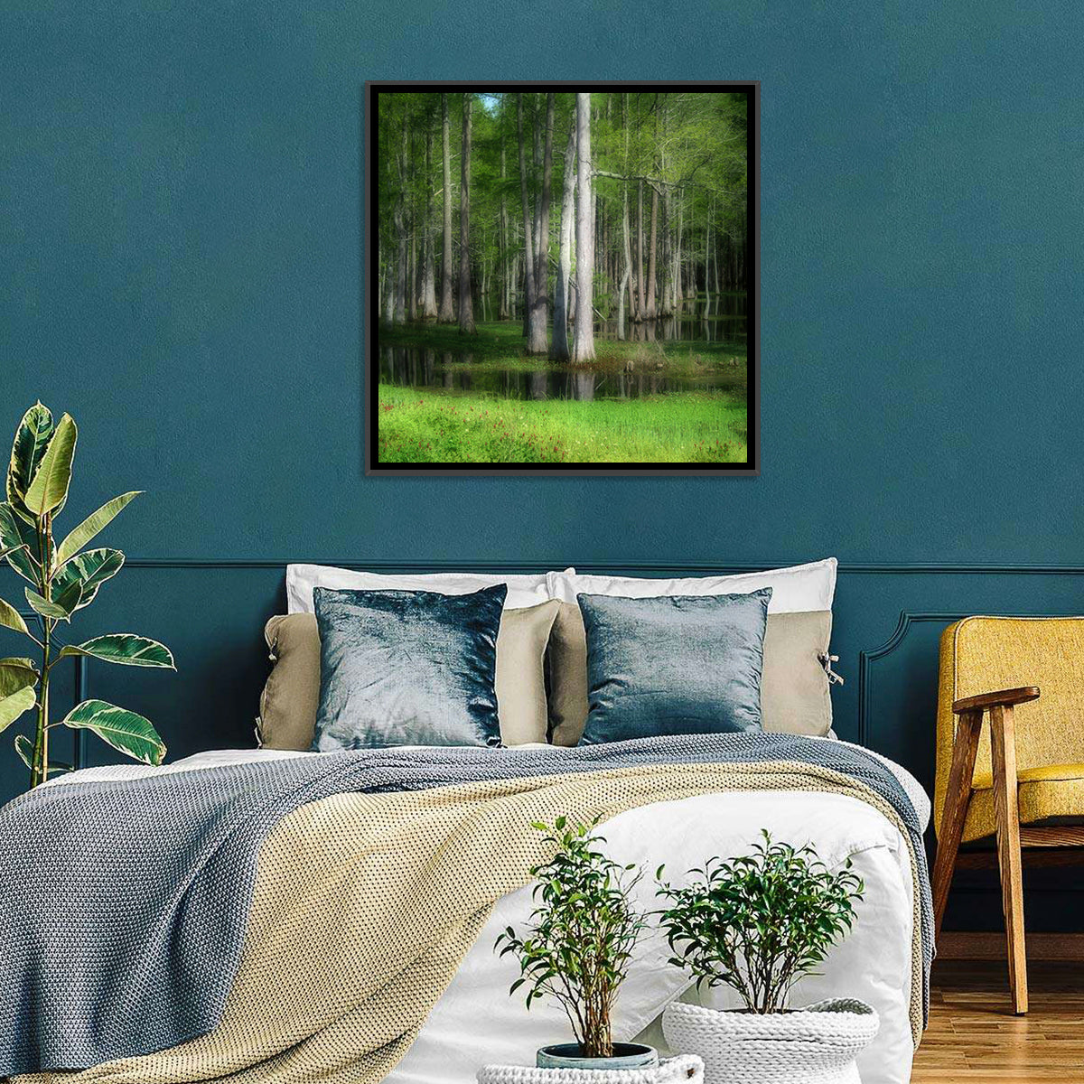 Lush Cypress Swamp Wall Art