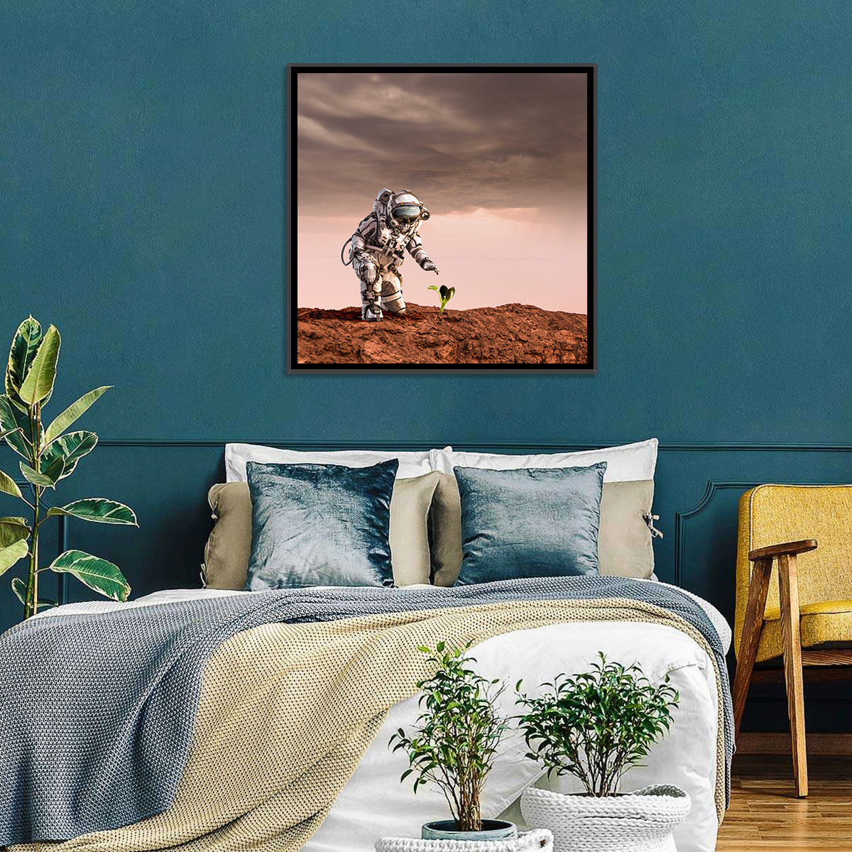 Martian Seedling Concept Wall Art