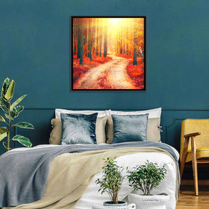 Autumn Forest Pathway Wall Art