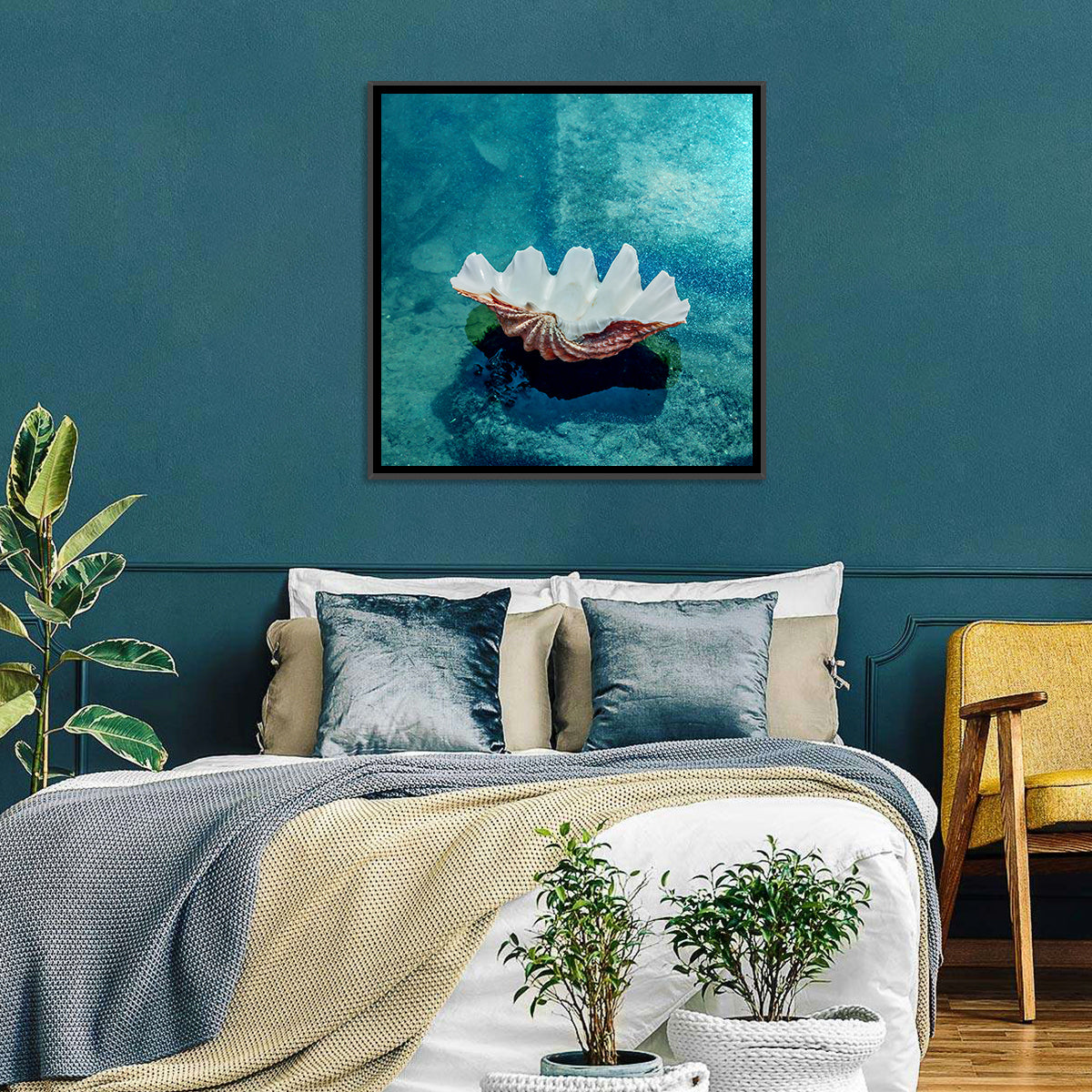 Giant Clam Shell Wall Art