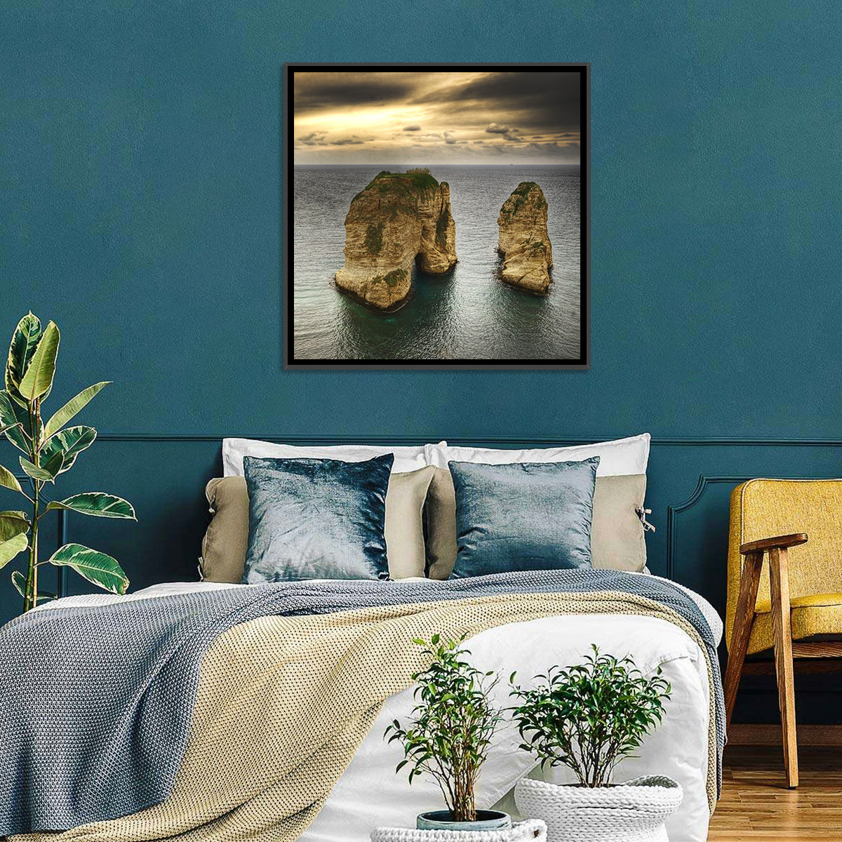 Pigeon Rocks, Raouché Wall Art
