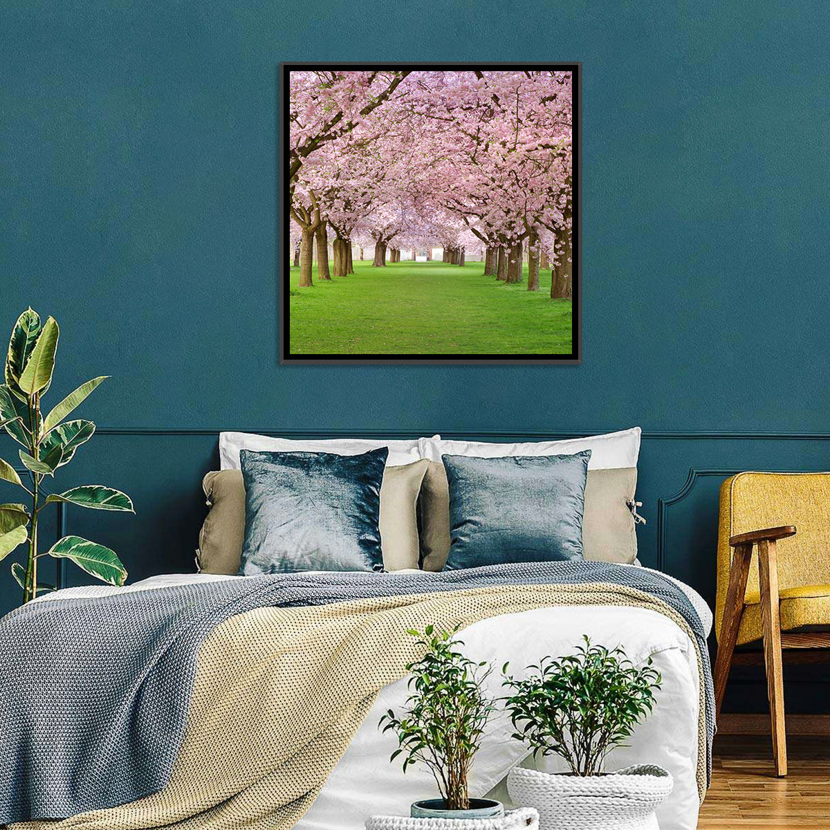 Cherry Blossom Avenue Wall Art